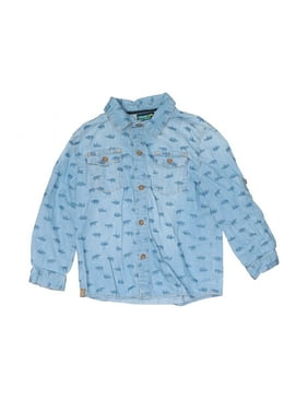 Whales NWT long sleeve OshKosh B/'Gosh Toddler Boys/' Button-Front Poplin Shirt